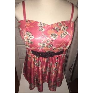 Women’s Plus Size Tube Floral Tube Top